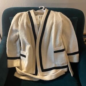 SEZANE - TIMELESS MANTEAU MIKE JACKET COAT CARDIGAN WRAP - SIZE 38 - NWT